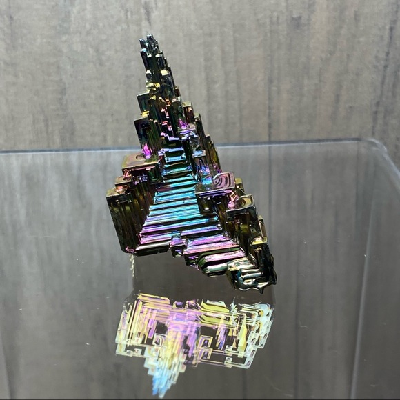 Other - Rainbow Bismuth Crystal Tower Freeform Speciman Stone Iridescent Mineral